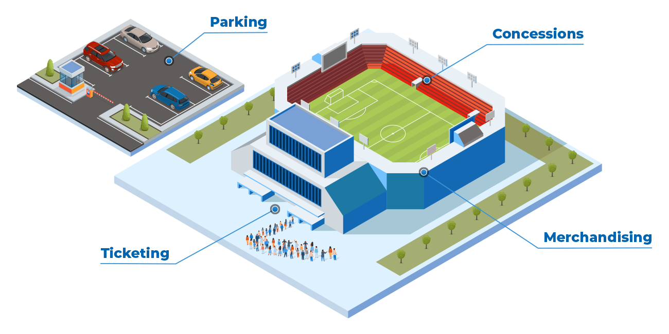 stadium illustration